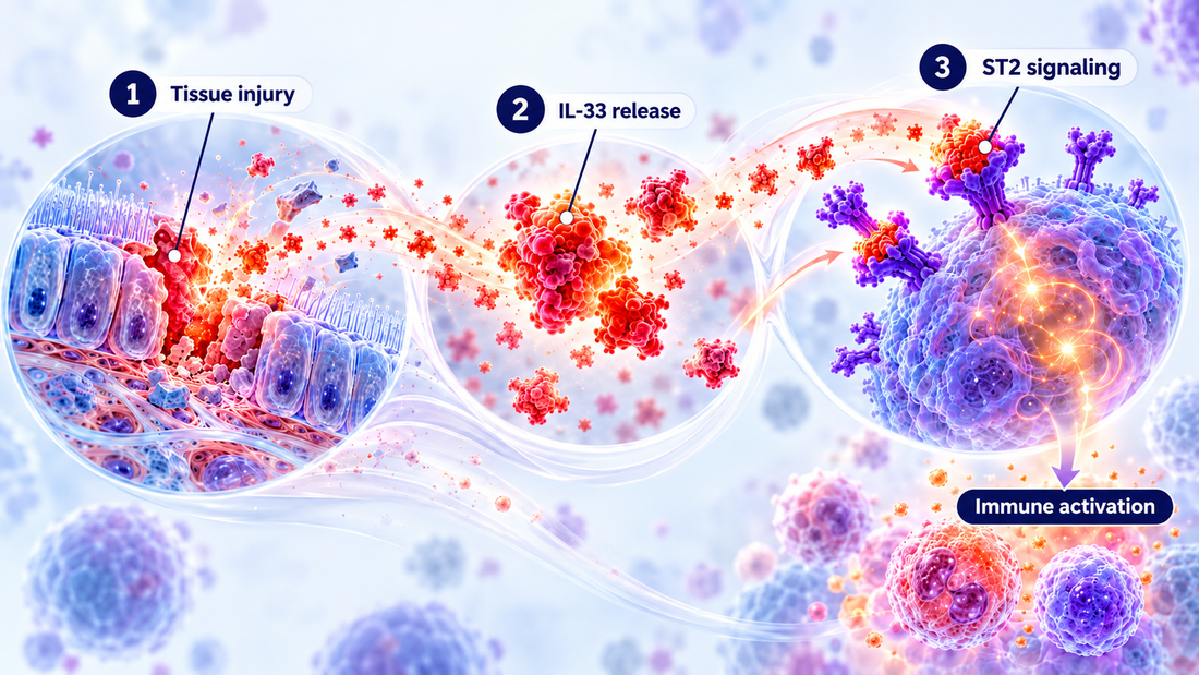 IL-33/ST2 Signaling: From Tissue Damage to Immune Activation